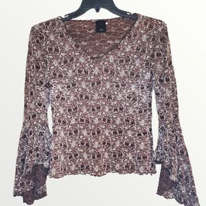 Super cute J.T.B Floral Sequin Top